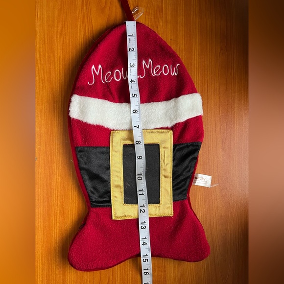 RED Xmas Stocking for CAT New excellent condition - Picture 7 of 7